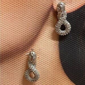 Silver Infinity Earrings
